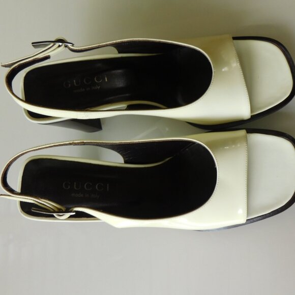 Gucci vintage sandals sz 8 Perfect condition - Picture 2 of 12